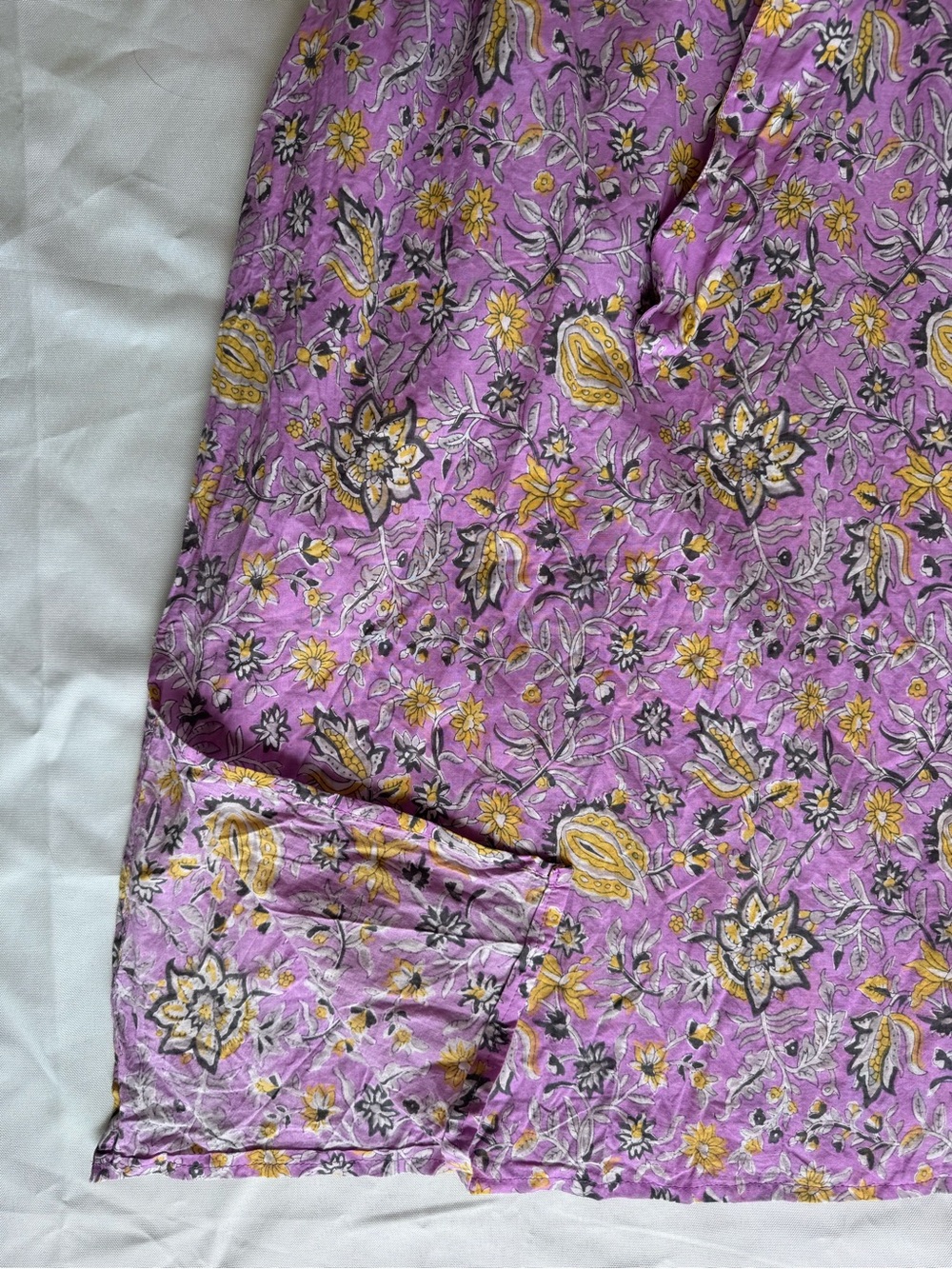 DRA anthroplogie floral cotton dress M/L - Picture 5 of 11